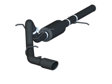 Picture of MBRP 14-17 Chevrolet Silverado 1500 4-3-5-3L 3in Cat Back Single Side Exit Black Exhaust