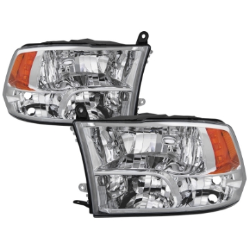 Picture of xTune Dodge Ram 1500 09-17 Non-LED OEM Style Headlights - OEM Chrome HD-JH-DR09-QU-C