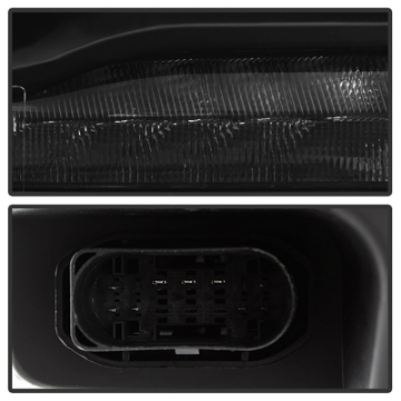 Picture of xTune Dodge Ram 13-17  w- Factory Projector LED Projector Headlight - Black HD-JH-DR13-P-BK