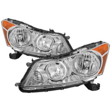 Picture of xTune Honda Accord 0-12 Sedan Only OEM Style Headlight - OEM Chrome HD-JH-HA08-4D-C