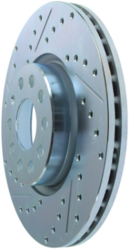 Picture of StopTech Select Sport 06-17 Volkswagen Jetta Slotted & Drilled Front Right Rotor
