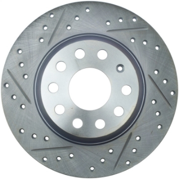 Picture of StopTech Select Sport 06-10 Volkswagen Jetta Slotted & Drilled Right Rear Rotor