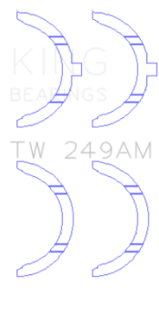 Picture of King Engine Bearings 1995 Toyota Tacoma AM-Series Thrust Washer Set
