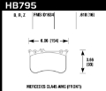 Picture of Hawk 14-17 Mercedes-Benz CLA 45 AMG-15-17 Mercedes-Benz GLA 45 AMG HPS 5-0 Front Brake Pads