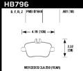 Picture of Hawk 14-17 Mercedes-Benz CLA 250 Performance Ceramic Street Rear Brake Pads
