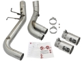 Picture of aFe Victory Series 4in 409-SS DPF-Back Exhaust w- Dual Polished Tips 2017 GM Duramax V8-6-6Ltd L5P