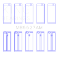 Picture of King Engine Bearings Toyota 2A-3A-4A Crankshaft Main Bearing Set