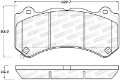 Picture of StopTech Performance 15-17 Dodge Charger-Challenger Front Brake Pads