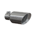Picture of MBRP Universal Tip 4-5 O-D- Dual Walled Angled Rolled End 2-5 Inlet 12in Length - T304