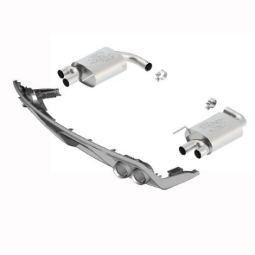 Picture of Ford Racing 2015 Ford Mustang 5-0L Touring Muffler Kit w- GT350 Tips
