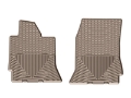 Picture of WeatherTech 2014+ Chevrolet Corvette Front Rubber Mats - Tan