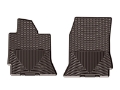 Picture of WeatherTech 2014+ Chevrolet Corvette Front Rubber Mats - Cocoa