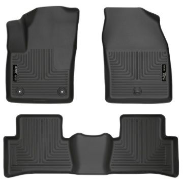 Picture of Husky Liners 2018 Toyota CH-R Weatherbeater Black Front & 2nd Seat Floor Liners