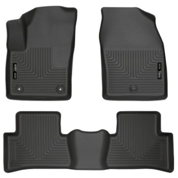 Picture of Husky Liners 2018 Toyota CH-R Weatherbeater Black Front & 2nd Seat Floor Liners