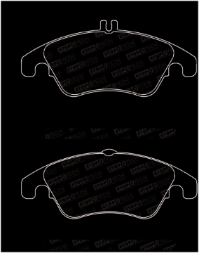 Picture of StopTech 10-16 Mercedes E350 Street Performance Front Brake Pads
