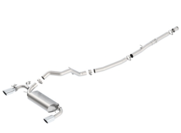 Picture of Borla 16-17 Ford Focus RS 2-3L MT Round Angle-Cut Tips Split Rear Exit ATAK Catback Exhaust
