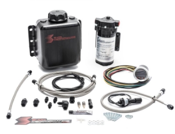Picture of Snow Performance Stg 2 Boost Cooler F-I Prog- Water Injection Kit SS Braided Line 4AN Fittings