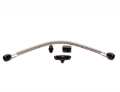 Picture of Snow Performance Water Dual Nozzle Upgrade SS Braided Line For 4AN SS Braided Line Kit
