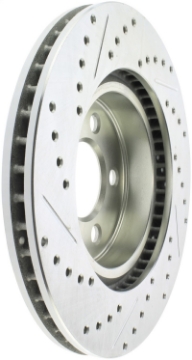 Picture of StopTech Select Sport 06-17 Dodge Charger-14-17 Chrysler 300 Slotted & Drilled Front Left Rotor