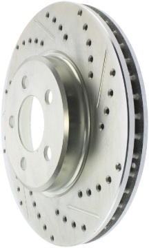 Picture of StopTech Select Sport 06-17 Dodge Charger-14-17 Chrysler 300 Slotted & Drilled Front Left Rotor