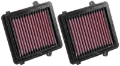 Picture of K&N 16-17 Honda CRF1000L Africa Twin 998 Replacement Drop In Air Filter 2 Per Box