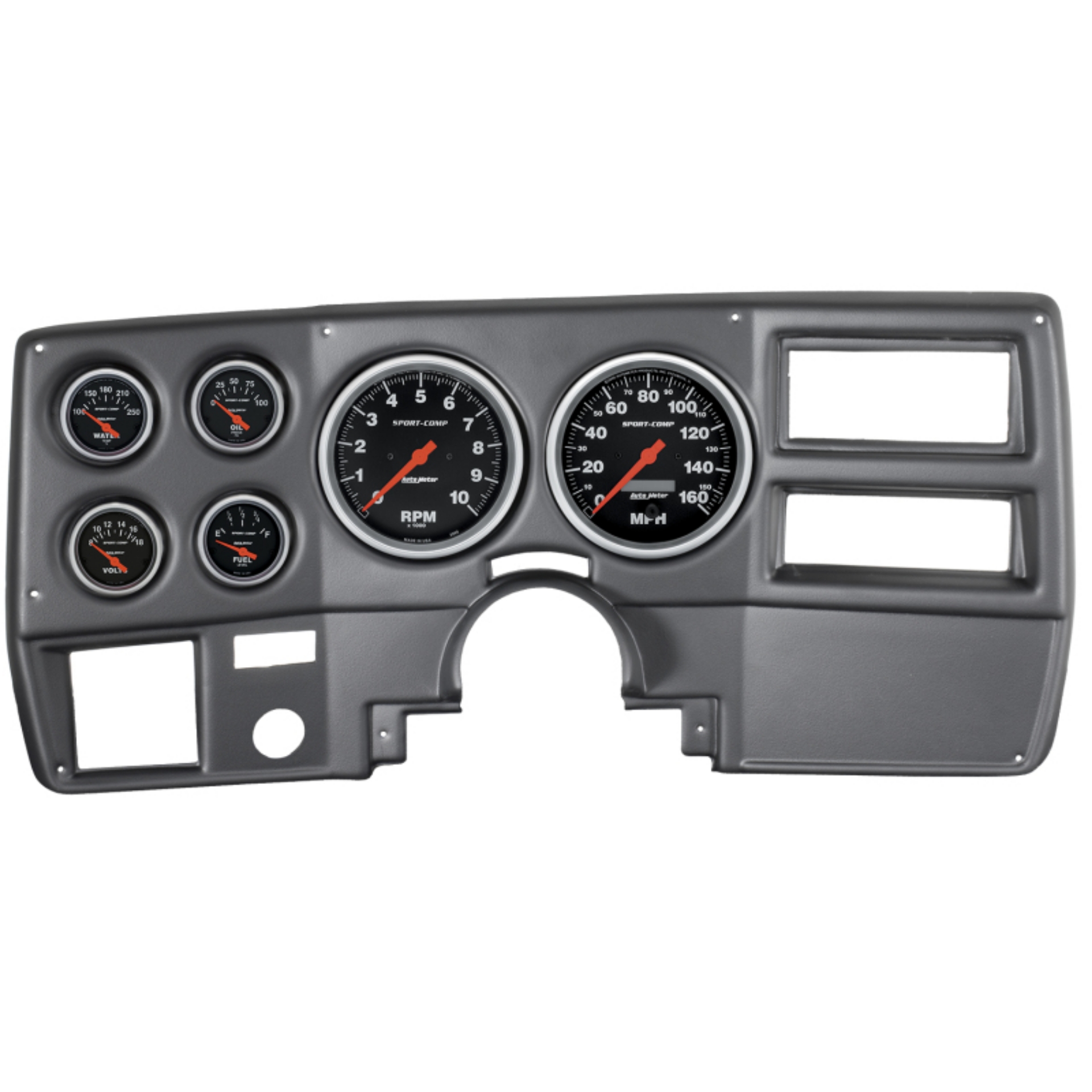 Picture of Autometer Sport-Comp 73-83 Chevy Truck- Suburban Dash Kit 6pc Tach - MPH - Fuel - Oil - WTMP - Volt