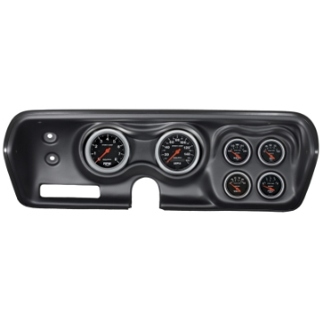 Picture of Autometer Sport-Comp 71-74 Charger- GTX- Road Runner Dash Kit 6pc Tach-MPH-Fuel-Oil-WTMP-Volt