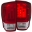 Picture of ANZO 2016-2017 Toyota Tacoma LED Taillights Red-Clear
