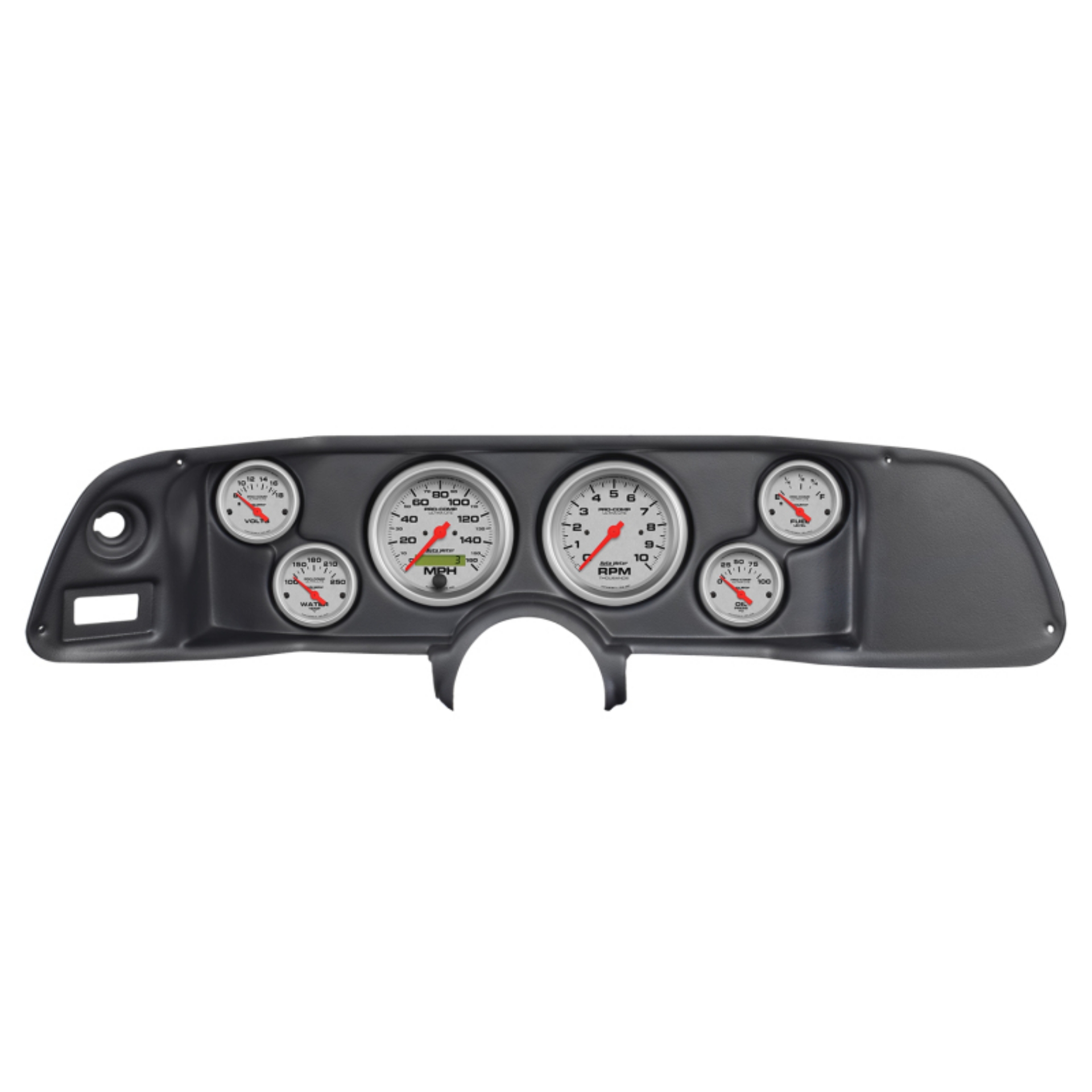 Picture of Autometer Ultra-Lite 70-78 Camaro Dash Kit 6pc Tach - MPH - Fuel - Oil - WTMP - Volt