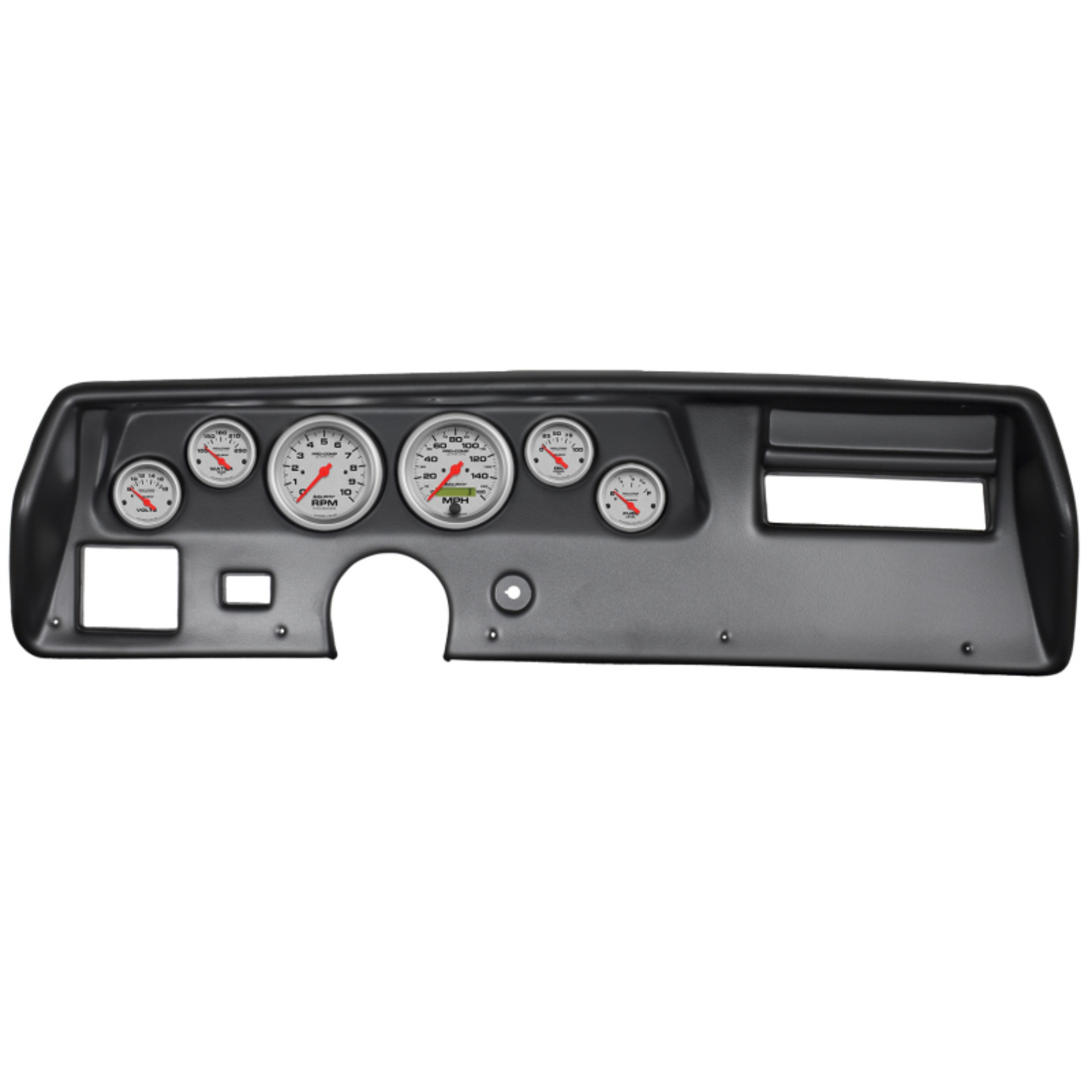 Picture of Autometer Ultra-Lite 70-72 Chevelle SS-El Camino Dash Kit 6pc Tach - MPH - Fuel - Oil - WTMP - Volt