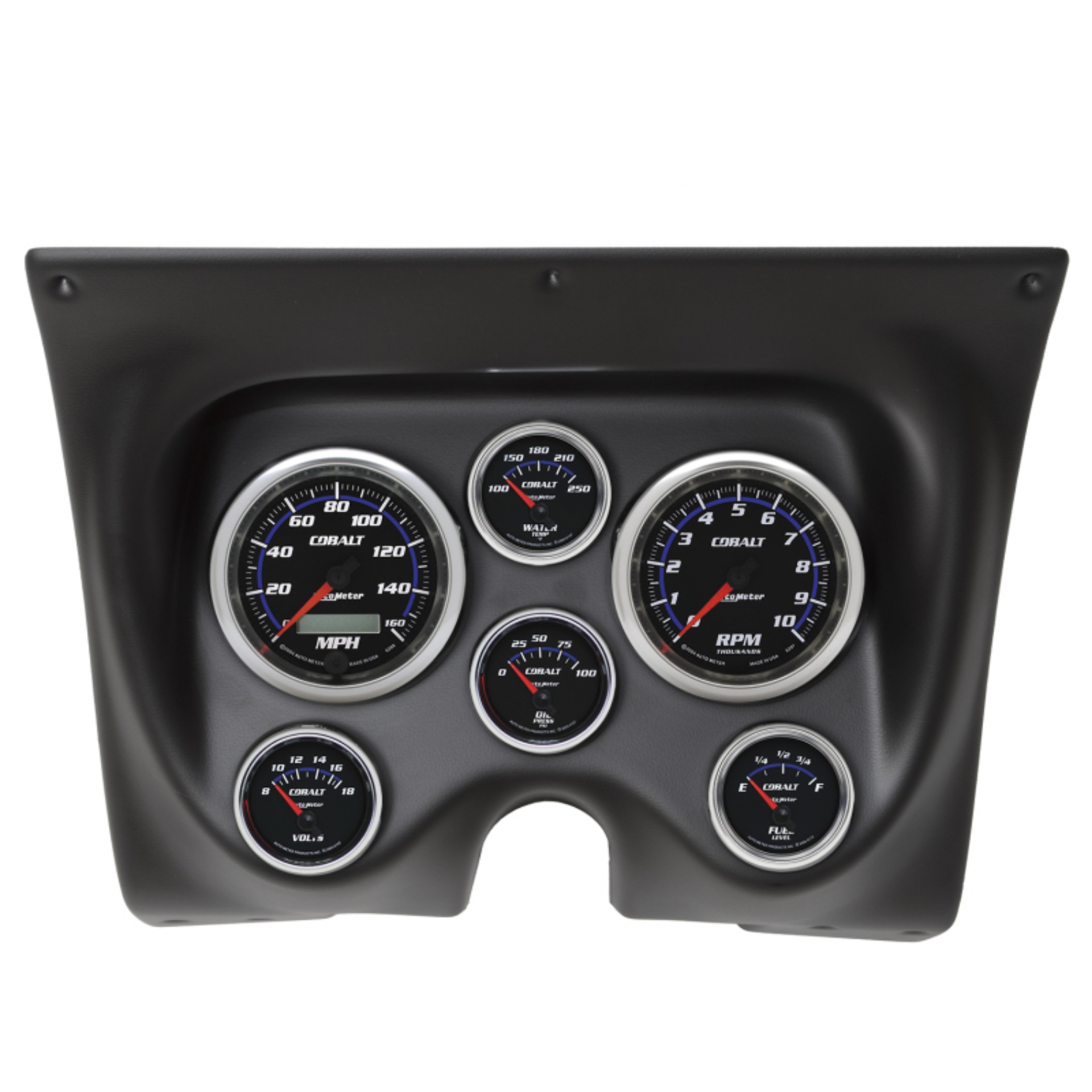 Picture of Autometer Cobalt 67-68 Camaro-Firebird Dash Kit 6pc Tach - MPH - Fuel - Oil - WTMP - Volt