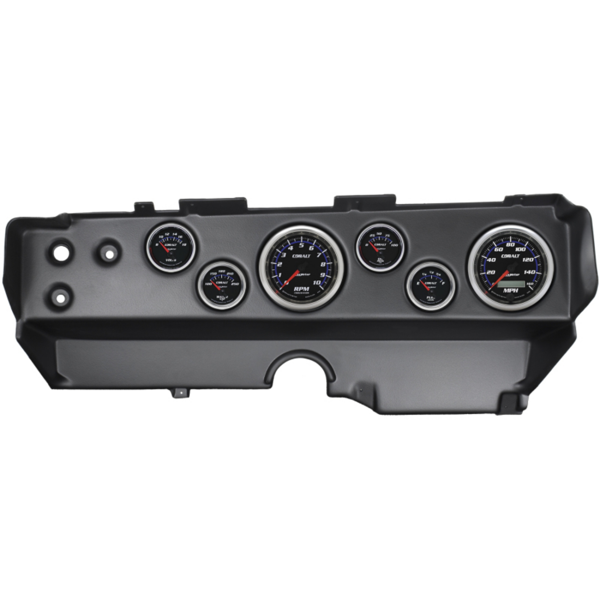 Picture of Autometer Cobalt 70-74 E-Body-Cuda-Challenger Dash Kit 6pc Tach - MPH - Fuel - Oil - WTMP - Volt