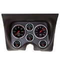 Picture of Autometer Designer Black 67-68 Camaro-Firebird Dash Kit 6pc Tach - MPH - Fuel - Oil - WTMP - Volt