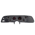 Picture of Autometer Designer Black 70-78 Camaro Dash Kit 6pc Tach - MPH - Fuel - Oil - WTMP - Volt