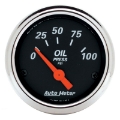 Picture of Autometer Designer Black 69-76 Nova Dash Kit 6pc Tach - MPH - Fuel - Oil - WTMP - Volt