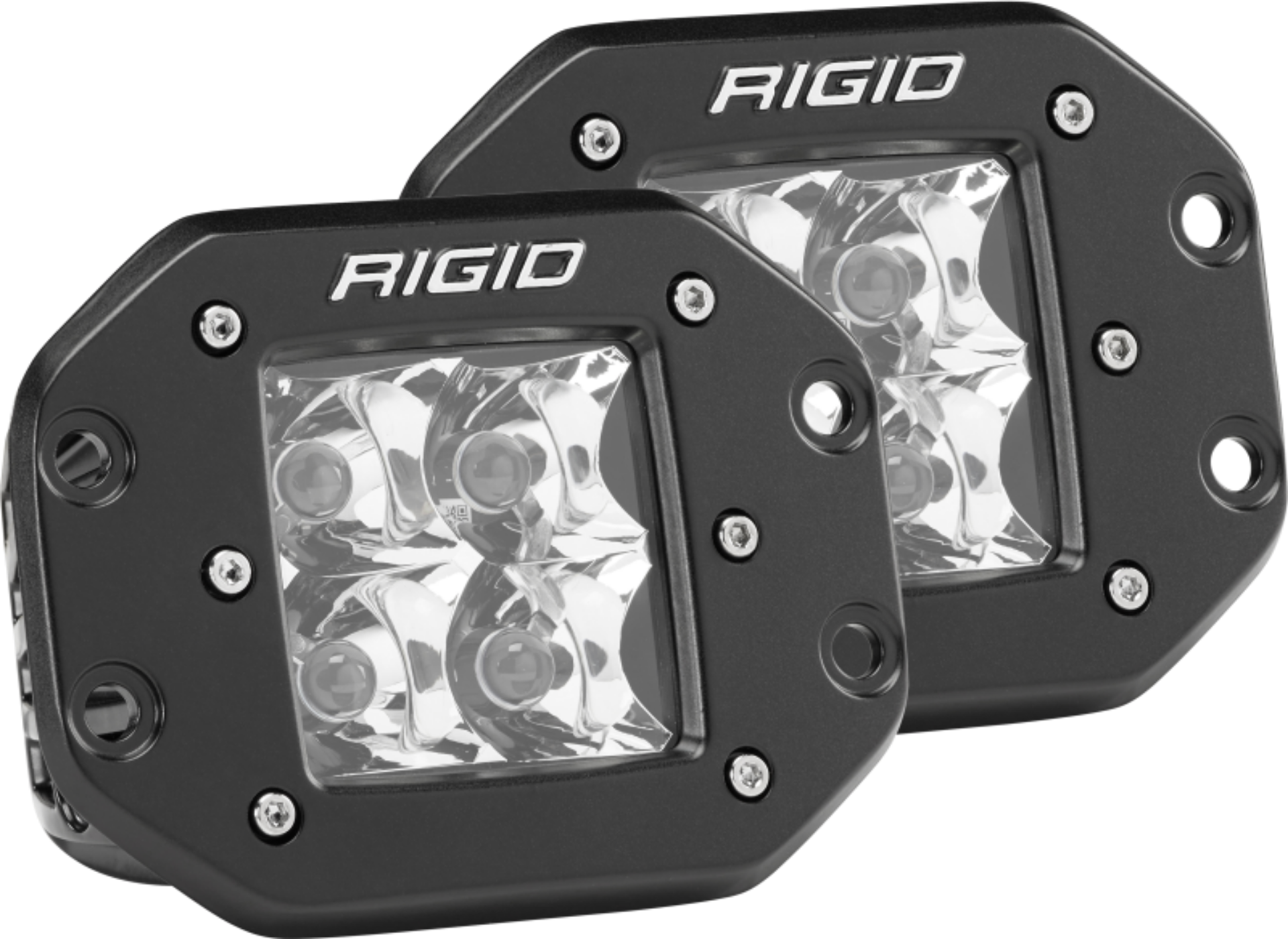 Picture of Rigid Industries Dually - Flush Mount - Spot - Set of 2