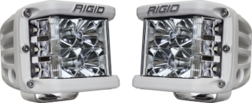 Picture of Rigid Industries D-SS - Flood - Set of 2 - White Housing