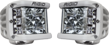 Picture of Rigid Industries D-SS - Flood - Set of 2 - White Housing