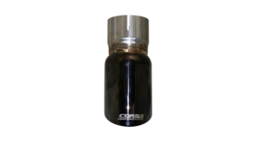 Picture of Corsa Single Universal 2-5in Inlet - 3in Outlet Black PVD Pro-Series Tip Kit
