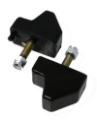 Picture of Energy Suspension GM Style Black Front Bump Stop Set