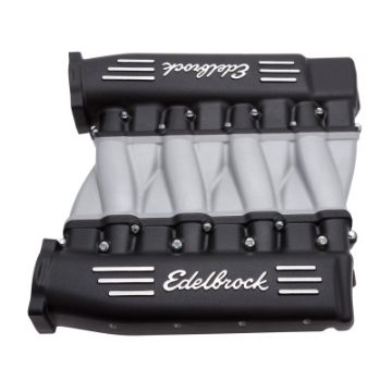 Picture of Edelbrock Manifold Chevy Ls LS3 Cross Ram w- Black Plenums