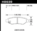 Picture of Hawk Camaro V6 HP+ Street Rear Brake Pads