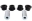 Picture of Whiteline VAG MK4-MK5 Front Control Arm Bushing Kit