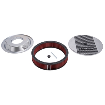 Picture of Edelbrock Air Cleaner Elite II 14In Diameter w- 3In Element Polished