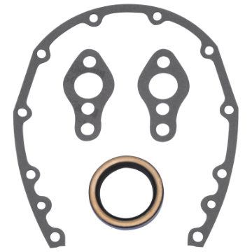 Picture of Edelbrock SBC Timing Cover Gasket And Oil Seal Kit