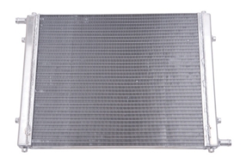 Picture of Edelbrock Heat Exchanger Dual Pass Single Row 55 000 Btu-Hr 34In W X 14In H X 2 25In D Black