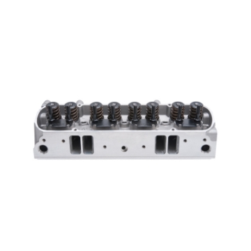Picture of Edelbrock Cylinder Head Pontiac Performer D-Port 87cc Chambers for Hydraulic Roller Cam Complete