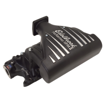Picture of Edelbrock Intake Manifold Ford Mustang 5 0L Performer RPM II Manifold Black Finish