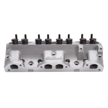 Picture of Edelbrock Cylinder Head Performer RPM CNC Pontiac 1962-1969 455 CI C8 72 cc Combustion Chamber