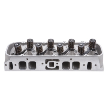 Picture of Edelbrock Cylinder Head BBC Performer RPM Oval Port 100cc Complete Single w- Springs